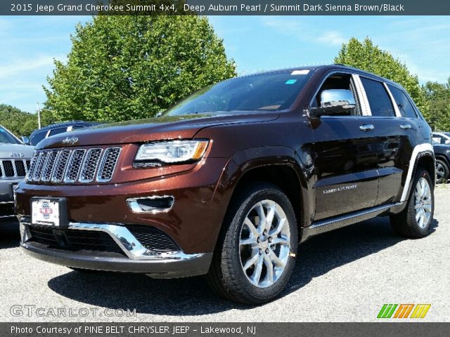 2015 Jeep Grand Cherokee Summit 4x4 in Deep Auburn Pearl