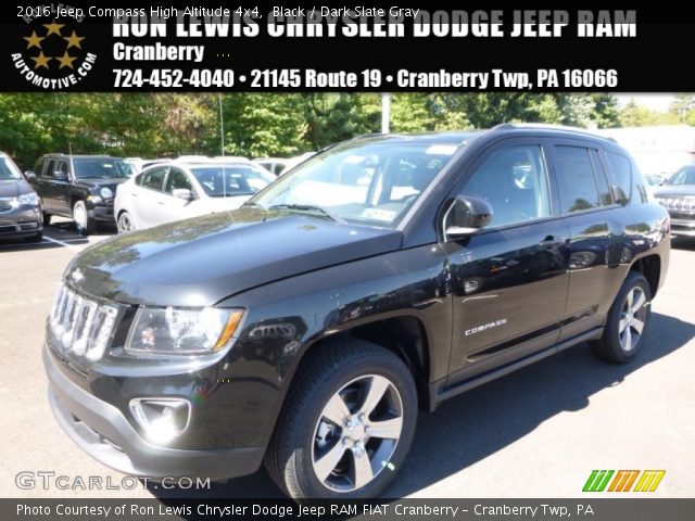 2016 Jeep Compass High Altitude 4x4 in Black