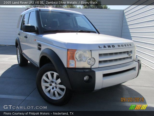 2005 Land Rover LR3 V8 SE in Zambezi Silver Metallic