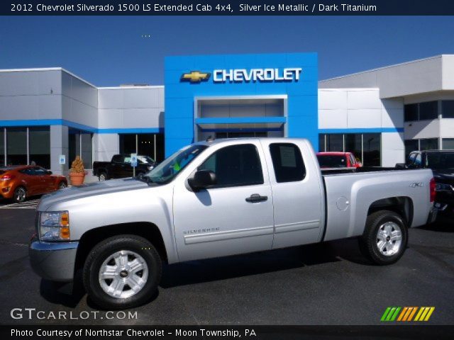 2012 Chevrolet Silverado 1500 LS Extended Cab 4x4 in Silver Ice Metallic