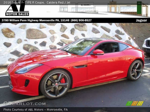 2016 Jaguar F-TYPE R Coupe in Caldera Red