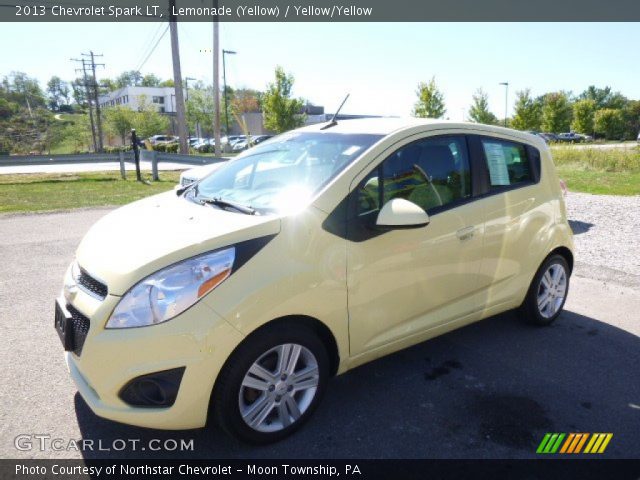 2013 Chevrolet Spark LT in Lemonade (Yellow)