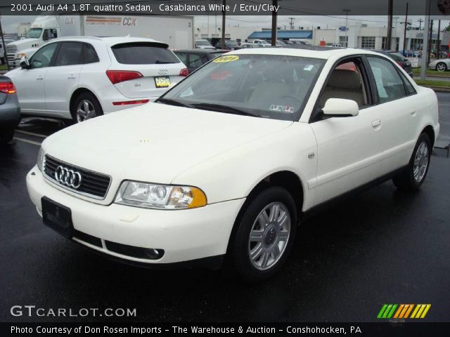 2001 Audi A4 1.8T quattro Sedan in Casablanca White