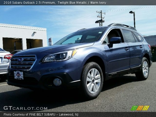 2016 Subaru Outback 2.5i Premium in Twilight Blue Metallic