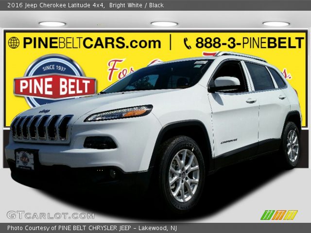 2016 Jeep Cherokee Latitude 4x4 in Bright White