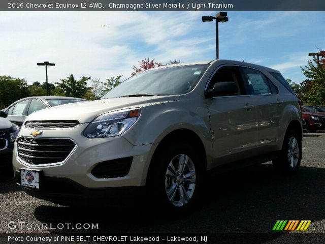 2016 Chevrolet Equinox LS AWD in Champagne Silver Metallic