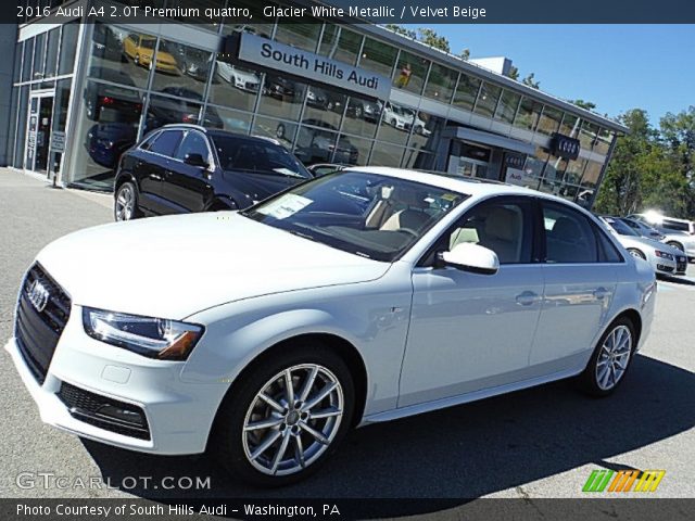 2016 Audi A4 2.0T Premium quattro in Glacier White Metallic