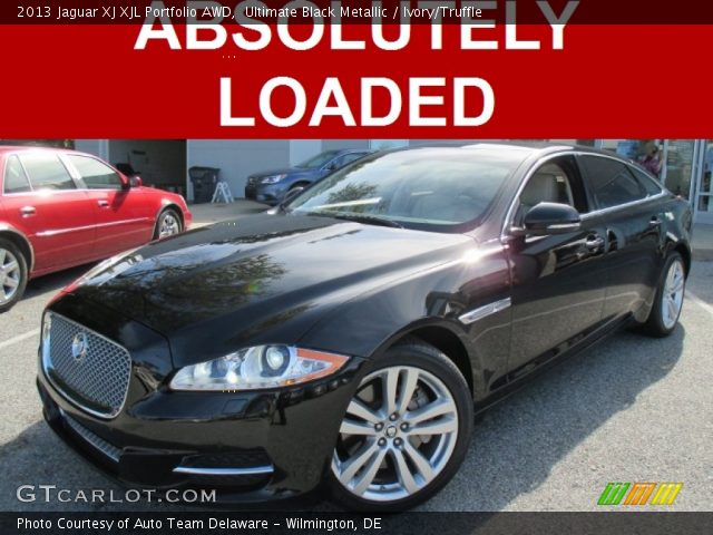 2013 Jaguar XJ XJL Portfolio AWD in Ultimate Black Metallic