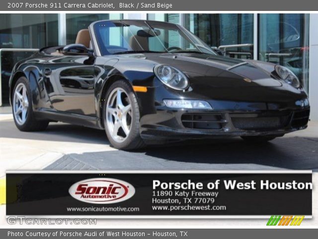 2007 Porsche 911 Carrera Cabriolet in Black