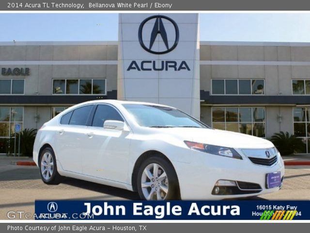 2014 Acura TL Technology in Bellanova White Pearl