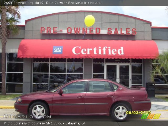 2001 Chevrolet Impala LS in Dark Carmine Red Metallic