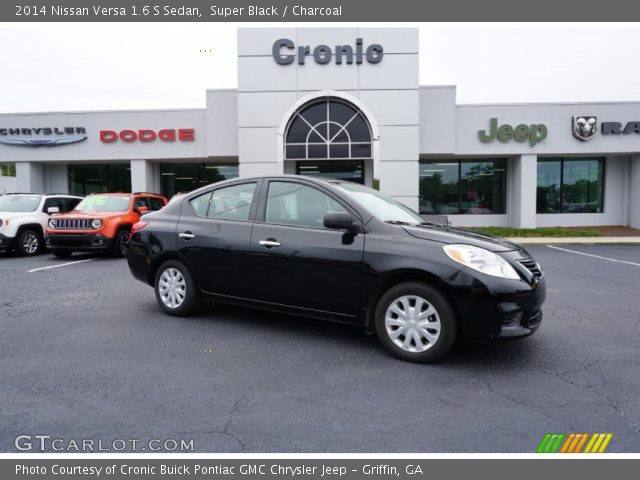 2014 Nissan Versa 1.6 S Sedan in Super Black