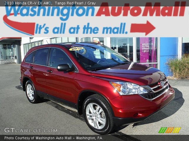 2010 Honda CR-V EX AWD in Tango Red Pearl