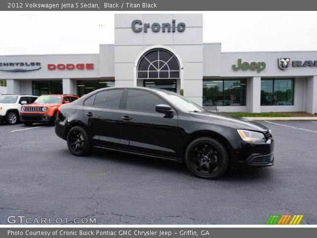 2012 Volkswagen Jetta S Sedan in Black