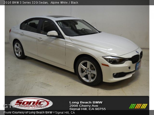 2016 BMW 3 Series 320i Sedan in Alpine White