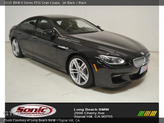 2015 BMW 6 Series 650i Gran Coupe in Jet Black
