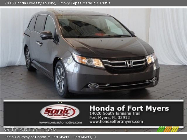 2016 Honda Odyssey Touring in Smoky Topaz Metallic