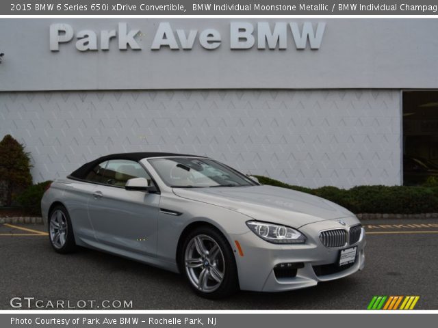 2015 BMW 6 Series 650i xDrive Convertible in BMW Individual Moonstone Metallic