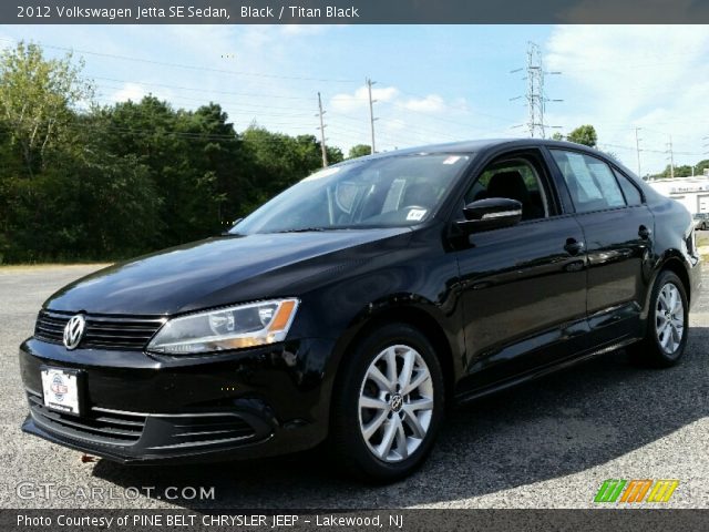 2012 Volkswagen Jetta SE Sedan in Black