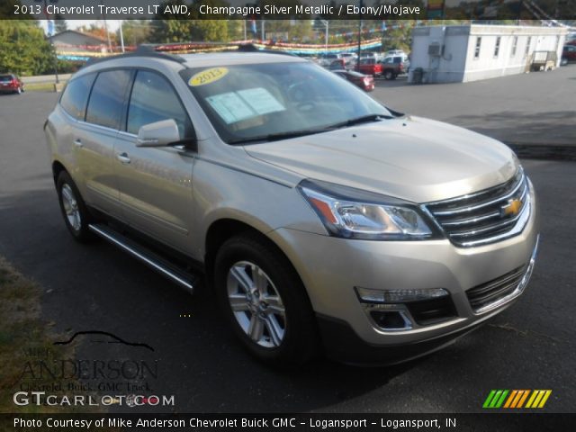 2013 Chevrolet Traverse LT AWD in Champagne Silver Metallic