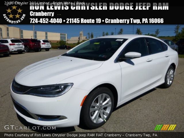 2016 Chrysler 200 Limited in Bright White