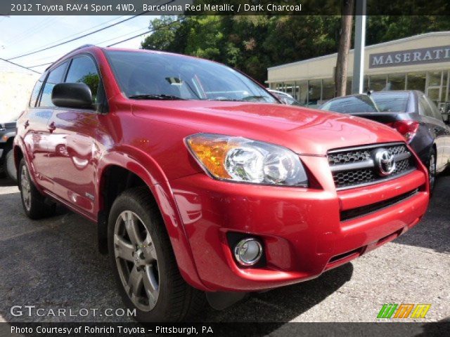 2012 Toyota RAV4 Sport 4WD in Barcelona Red Metallic