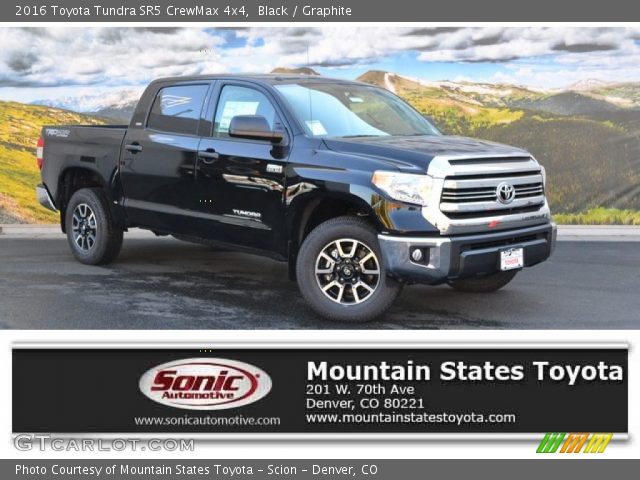2016 Toyota Tundra SR5 CrewMax 4x4 in Black