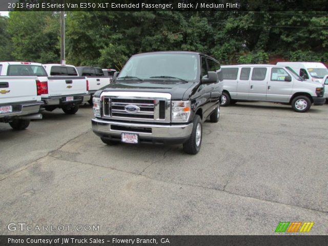 2013 Ford E Series Van E350 XLT Extended Passenger in Black