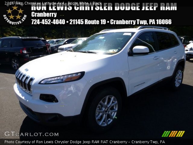 2016 Jeep Cherokee Latitude 4x4 in Bright White