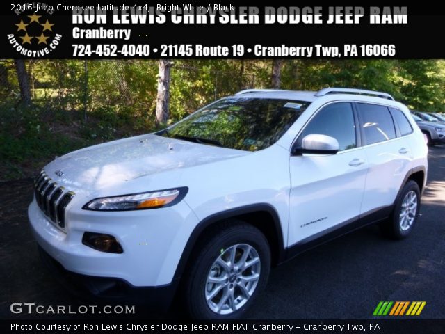 2016 Jeep Cherokee Latitude 4x4 in Bright White