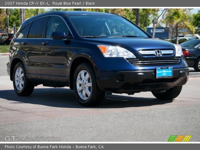 2007 Honda CR-V EX-L in Royal Blue Pearl