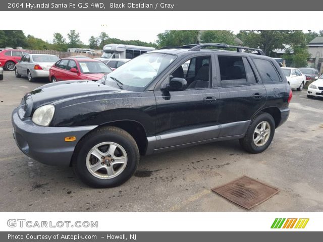 2004 Hyundai Santa Fe GLS 4WD in Black Obsidian