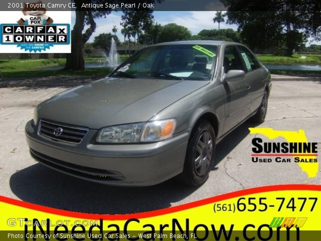 2001 Toyota Camry CE in Antique Sage Pearl
