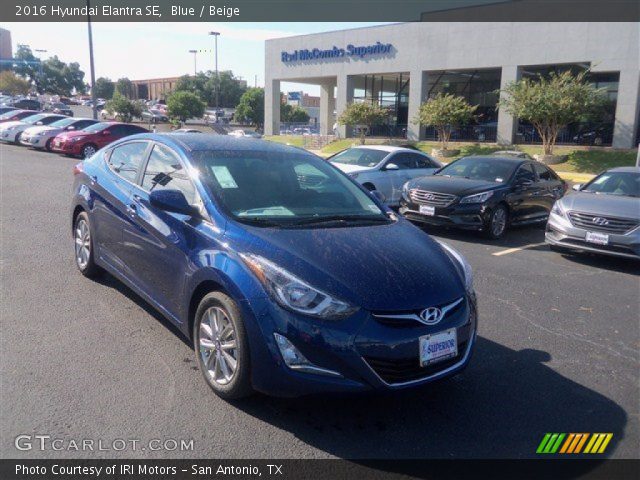 2016 Hyundai Elantra SE in Blue