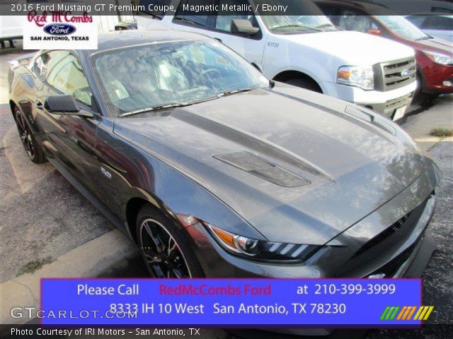 2016 Ford Mustang GT Premium Coupe in Magnetic Metallic