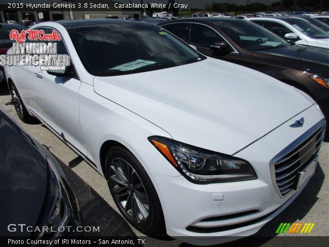 2015 Hyundai Genesis 3.8 Sedan in Casablanca White