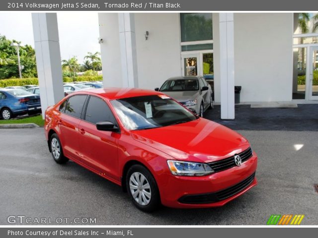 2014 Volkswagen Jetta S Sedan in Tornado Red