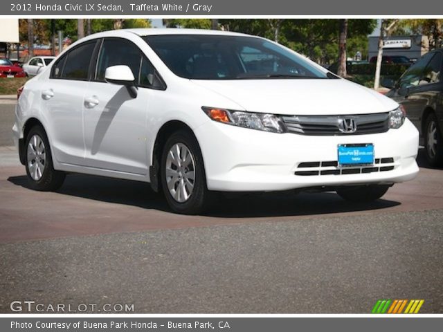 2012 Honda Civic LX Sedan in Taffeta White