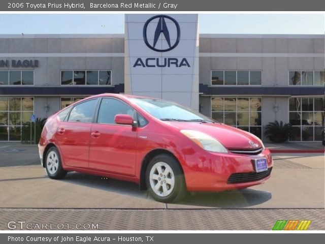 2006 Toyota Prius Hybrid in Barcelona Red Metallic