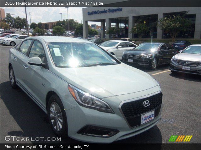 2016 Hyundai Sonata Hybrid SE in Seaport Mist