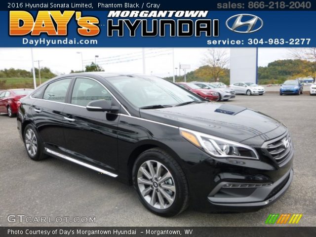 2016 Hyundai Sonata Limited in Phantom Black