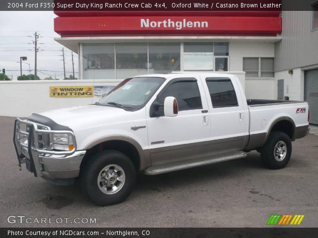 2004 Ford F350 Super Duty King Ranch Crew Cab 4x4 in Oxford White