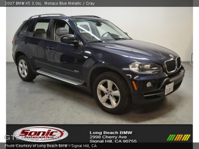 2007 BMW X5 3.0si in Monaco Blue Metallic