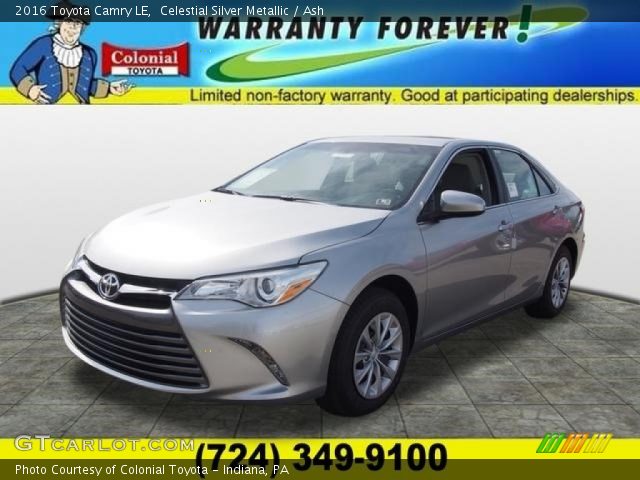 2016 Toyota Camry LE in Celestial Silver Metallic