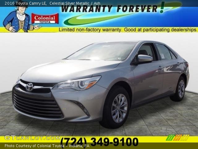2016 Toyota Camry LE in Celestial Silver Metallic