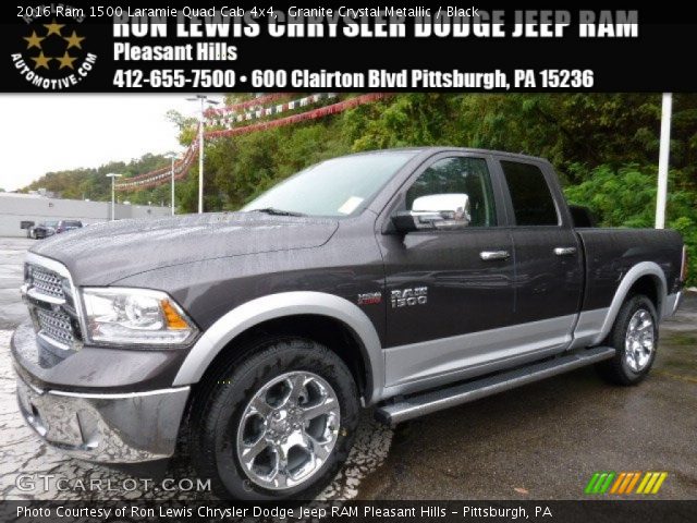 2016 Ram 1500 Laramie Quad Cab 4x4 in Granite Crystal Metallic