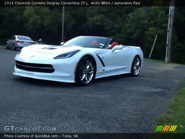 2014 Chevrolet Corvette Stingray Convertible Z51 in Arctic White