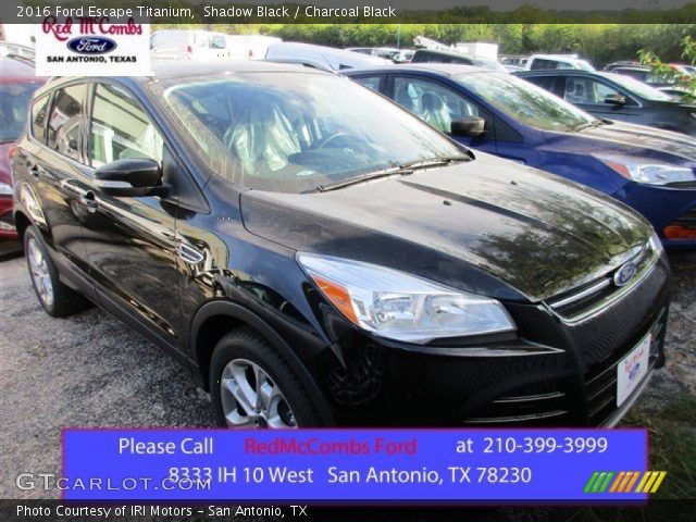 2016 Ford Escape Titanium in Shadow Black