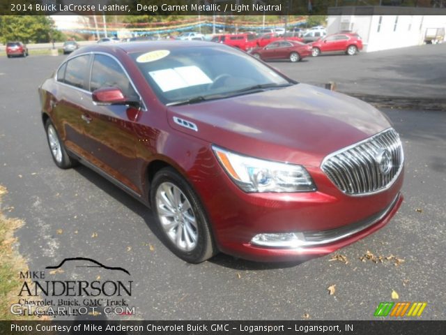 2014 Buick LaCrosse Leather in Deep Garnet Metallic