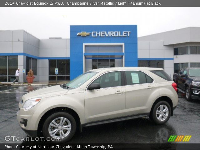 2014 Chevrolet Equinox LS AWD in Champagne Silver Metallic